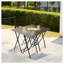 JOIN IRON Metal Foldable TV Tray Table (Set of 4) - View 3