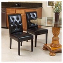 Christopher Knight Home Leather Dining Chair - View 3