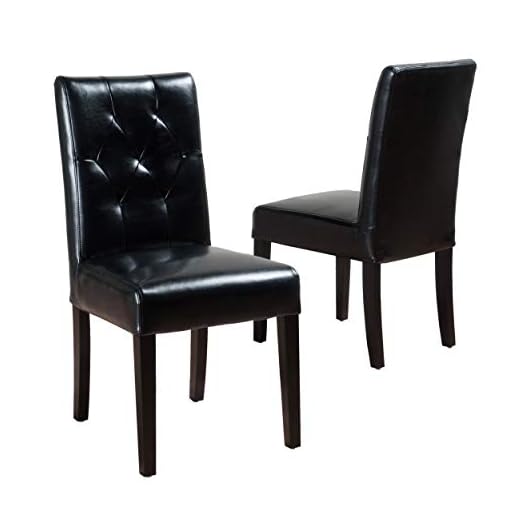 Christopher Knight Home Leather Dining Chair