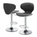 MoNiBloom Leather Dining Chair (Set of 2)