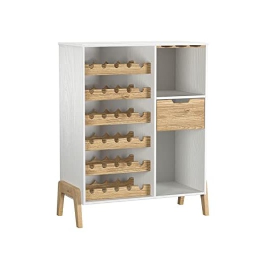 [B0BW4WN2NL] Mueble Bar y Vinoteca de Madera