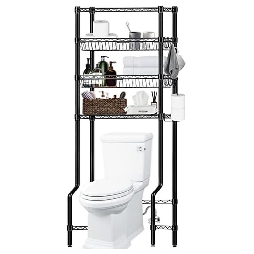 [B09NZY3R1T] Folews Over-The-Toilet Storage Organizer